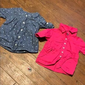 12 month girls tops bundle